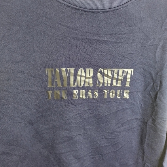 Taylor Swift Eras Tour Navy Blue Crew Neck Sweatshirt Sz 2Xl - Picture 2 of 9